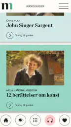 Nationalmuseum Visitor Guide screenshot