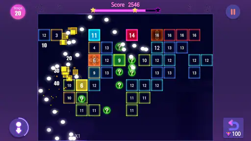 Neon Bricks Master screenshot
