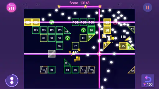 Neon Bricks Master screenshot