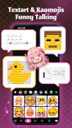 Neon Love Keyboard screenshot
