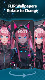 Neon Love Keyboard screenshot