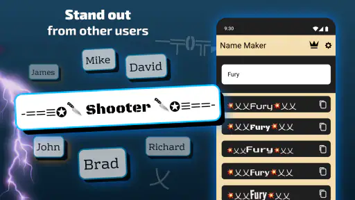 Nickname Maker: Gamer names screenshot