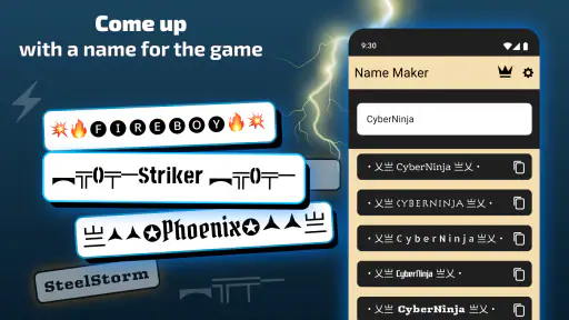 Nickname Maker: Gamer names screenshot