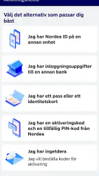 Nordea ID screenshot