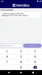 Nordea ID screenshot