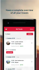 Norwegian Travel Assistant screenshot