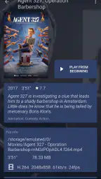 NOVA Video Player screenshot