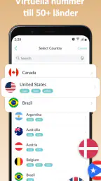 Number2Go: Second Phone Number screenshot