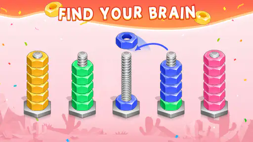 Nuts & Bolts Sort : Screw Toys screenshot