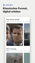 NZZ Nachrichten screenshot