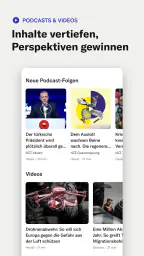 NZZ Nachrichten screenshot