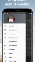 Offline Audio Bible KJV App screenshot
