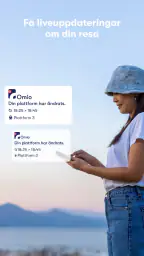 Omio: SJ Tåg, Buss, Resor App screenshot