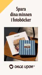 Once Upon | Fotobok med text screenshot