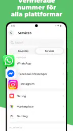 OnPhone: Andra Telefonnummer screenshot