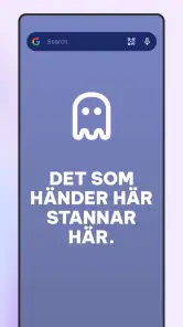 Opera webbläsare med AI screenshot