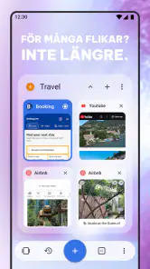 Opera webbläsare med AI screenshot
