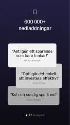 Opti – Ett bättre sparande screenshot