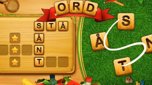 Ordet Kryssordsöknings Spel screenshot