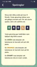 Ordle screenshot