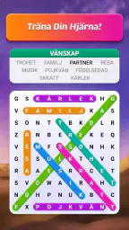 Ordsökningspussel screenshot