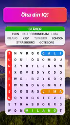 Ordsökningspussel screenshot