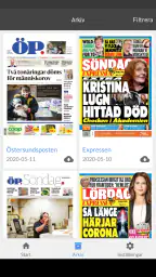 Östersunds-Posten e-tidning screenshot