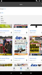 Östersunds-Posten e-tidning screenshot