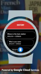 Översättare (Wear OS) screenshot