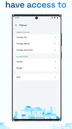 Parakey: Mobile access screenshot