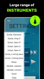 Perfekt gitarrtuner screenshot
