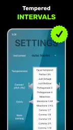 Perfekt gitarrtuner screenshot