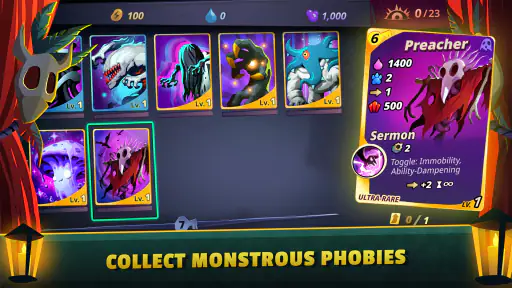 Phobies: PVP Card Battle screenshot