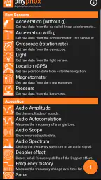 phyphox screenshot