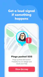 Pingo från FindMyKids screenshot