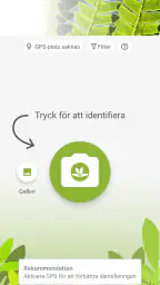 PlantNet Växtidentifiering screenshot