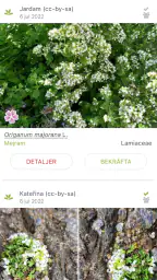 PlantNet Växtidentifiering screenshot