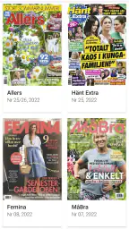 Pling – digital tidningsapp screenshot