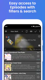 Podcast & Radio Addict screenshot
