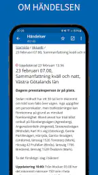 Polishändelser screenshot