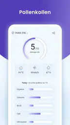 Pollenvarning & pollenkoll screenshot
