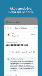 Praktikertjänst vård&tandvård screenshot