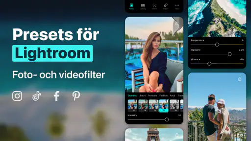 Presets för Lightroom — FLTR screenshot