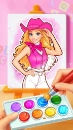 Princess Game Fantasy Coloring screenshot
