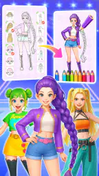 Princess Game Fantasy Coloring screenshot