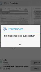 PrinterShare Mobile Print screenshot