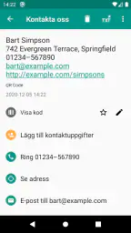 QR-skanner och streckkoder screenshot