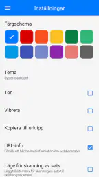 QR & Streckkodsläsare screenshot