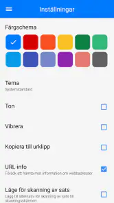 QR & Streckkodsläsare screenshot
