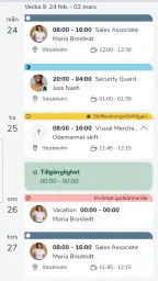 Quinyx Mobile screenshot